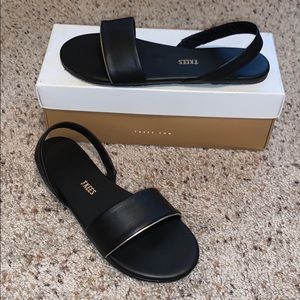 TKEES Brand New Black Sandals